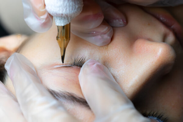 permanent makeup of eyelashes tattooing Permanent Eyeliner